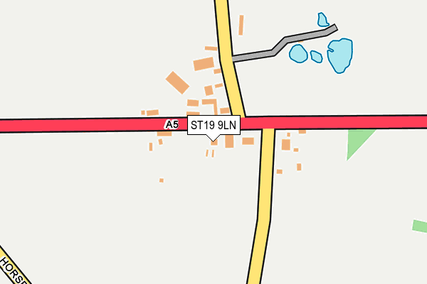 ST19 9LN map - OS OpenMap – Local (Ordnance Survey)