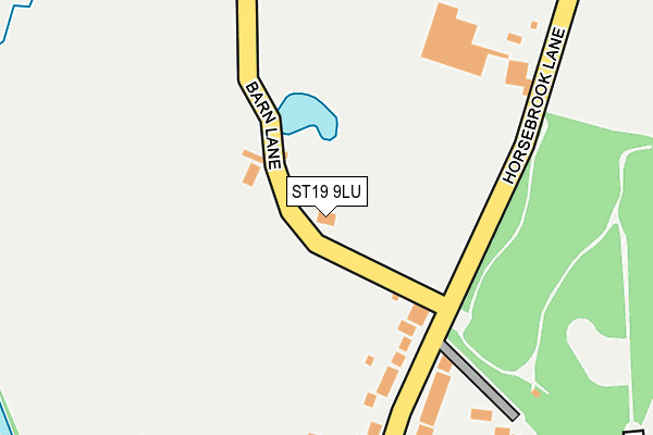 ST19 9LU map - OS OpenMap – Local (Ordnance Survey)