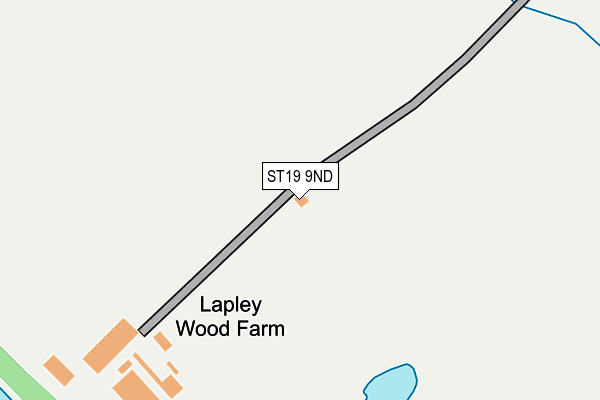 ST19 9ND map - OS OpenMap – Local (Ordnance Survey)