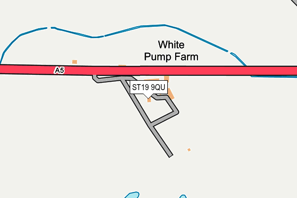 ST19 9QU map - OS OpenMap – Local (Ordnance Survey)