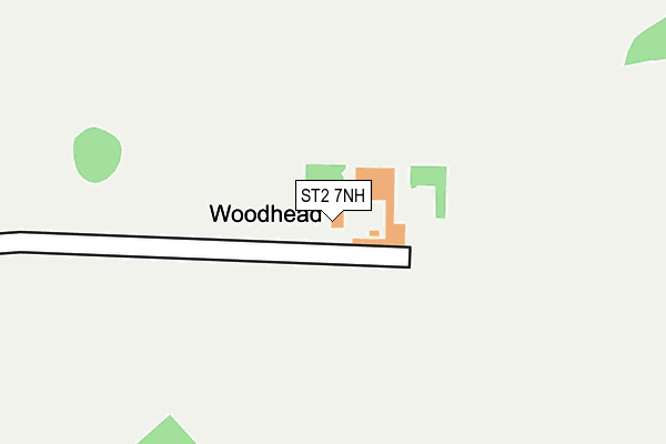 ST2 7NH map - OS OpenMap – Local (Ordnance Survey)