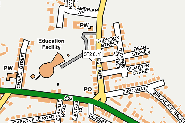 Map of MUTUAL CARE SERVICES LIMITED at local scale