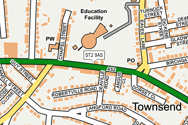 Map of BRIGHTHAVEN LIMITED at local scale