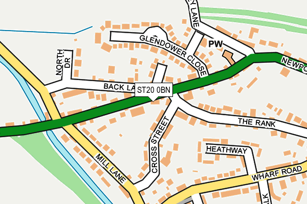 Map of HEATH GARAGE LTD at local scale