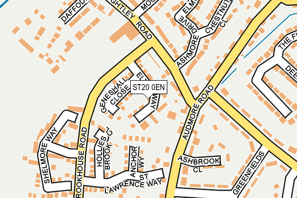ST20 0EN map - OS OpenMap – Local (Ordnance Survey)