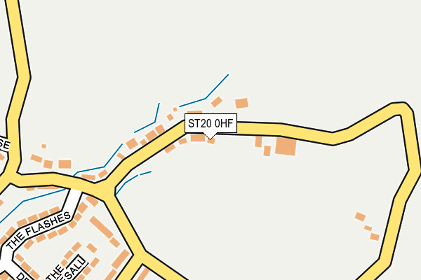 ST20 0HF map - OS OpenMap – Local (Ordnance Survey)