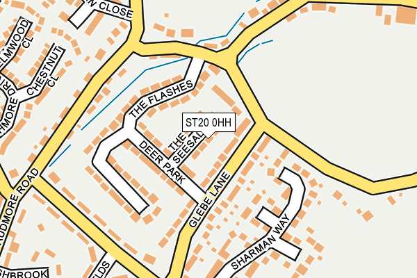 ST20 0HH map - OS OpenMap – Local (Ordnance Survey)