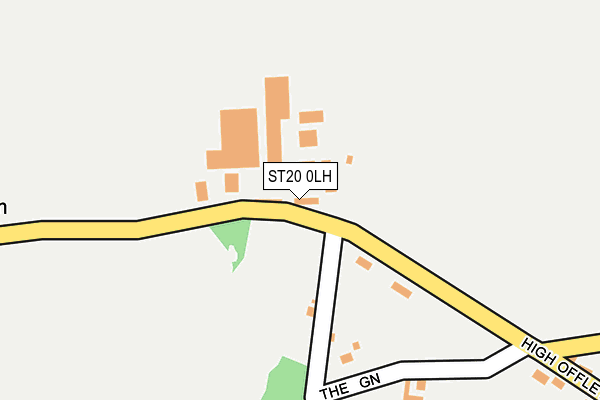 ST20 0LH map - OS OpenMap – Local (Ordnance Survey)