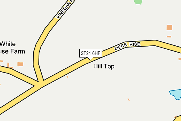 ST21 6HF map - OS OpenMap – Local (Ordnance Survey)