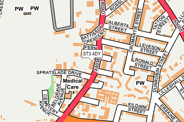 Map of M AND W ENGINEERING LIMITED at local scale