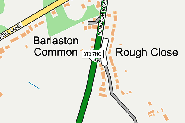 ST3 7NQ map - OS OpenMap – Local (Ordnance Survey)