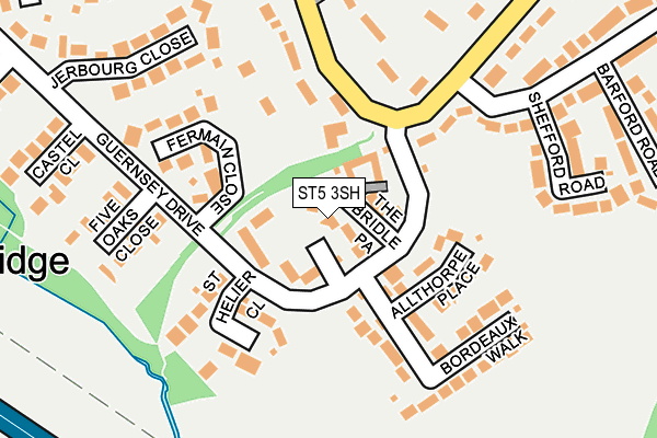 ST5 3SH map - OS OpenMap – Local (Ordnance Survey)