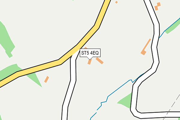 ST5 4EQ map - OS OpenMap – Local (Ordnance Survey)
