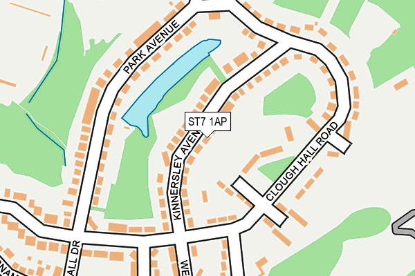 Map of BALMER PROPERTIES LTD at local scale