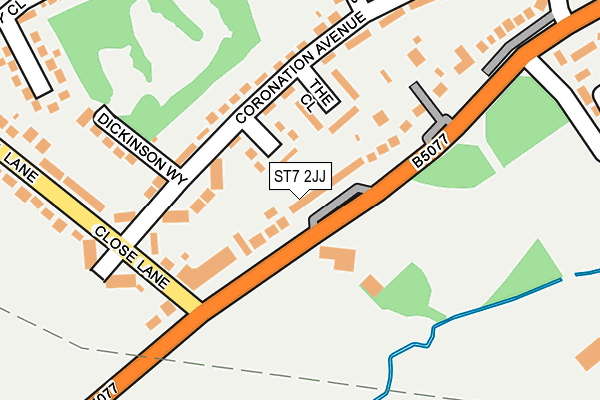 Map of BLUEY HEALTHCARE LTD at local scale