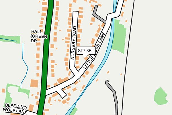 Map of LORD STREET DEVELOPMENTS LTD at local scale