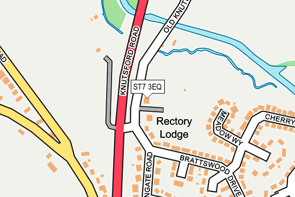 ST7 3EQ map - OS OpenMap – Local (Ordnance Survey)