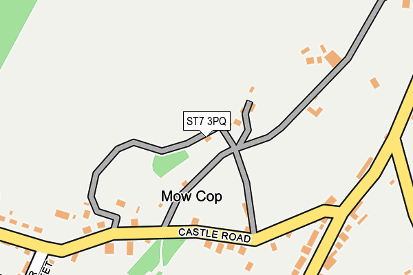 ST7 3PQ map - OS OpenMap – Local (Ordnance Survey)