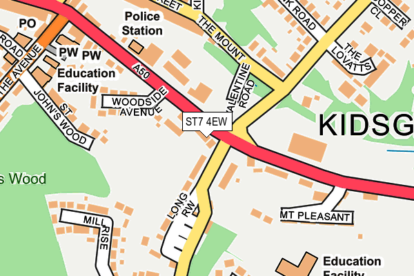 Map of KDIC LIMITED at local scale