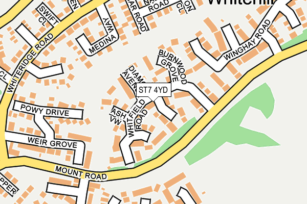 Map of GOALRUSH SOCCER LTD at local scale