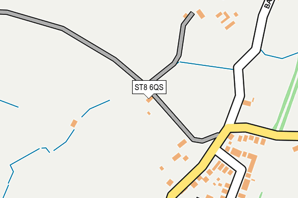ST8 6QS map - OS OpenMap – Local (Ordnance Survey)