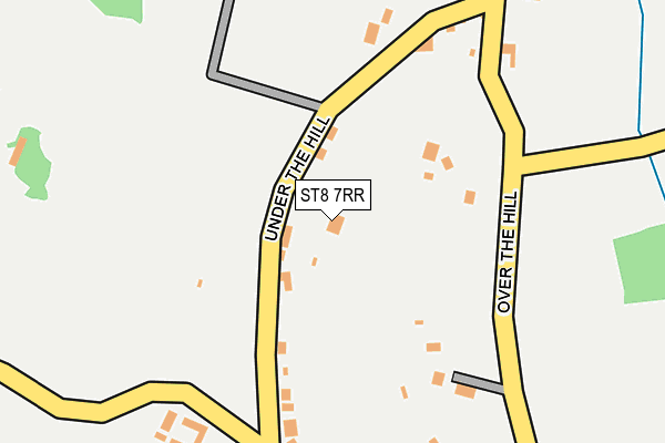 ST8 7RR map - OS OpenMap – Local (Ordnance Survey)