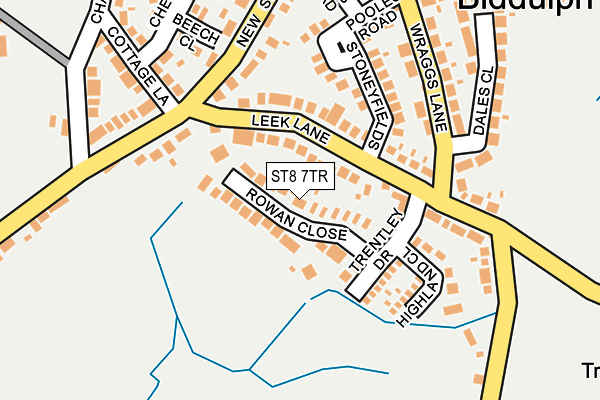 Map of TRENTMOOR DRIVING INSTRUCTION LTD at local scale