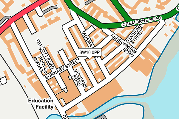 SW10 0PP map - OS OpenMap – Local (Ordnance Survey)