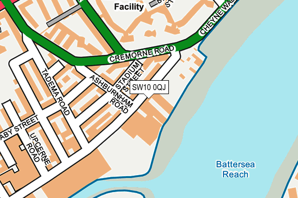 Map of ELIZABETH KELLY LIMITED at local scale