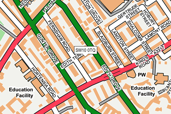 Map of BEARMAN CAPITAL LTD at local scale