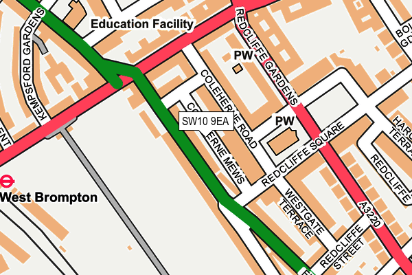 Map of WYCHWOOD HURST MEDICAL LIMITED at local scale