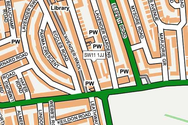 Map of DIGITAL SIGNS FOR TRANSPORT LTD at local scale