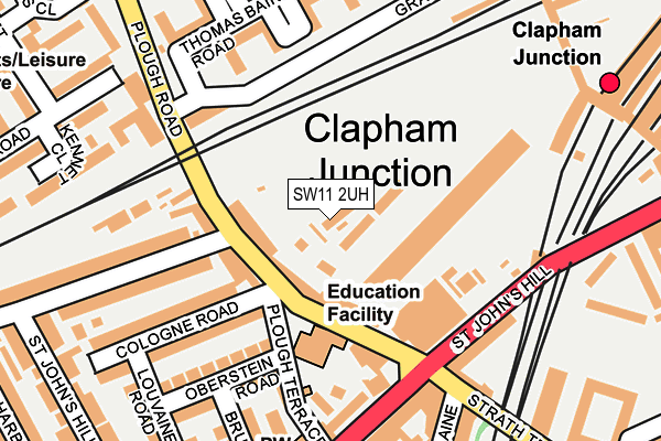 SW11 2UH map - OS OpenMap – Local (Ordnance Survey)