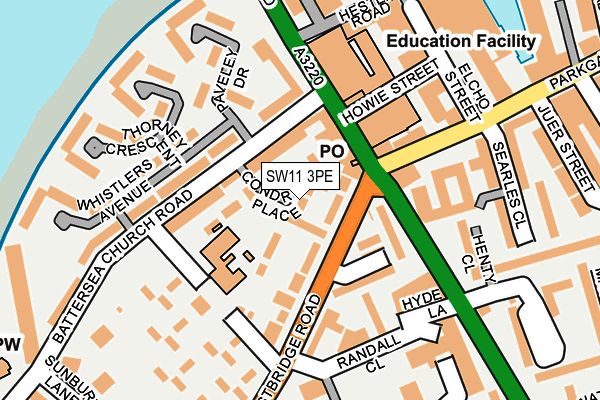 Map of CONDRAY PLACE 26-33 LIMITED at local scale