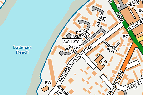 Map of CHERRY CAPITAL LIMITED at local scale