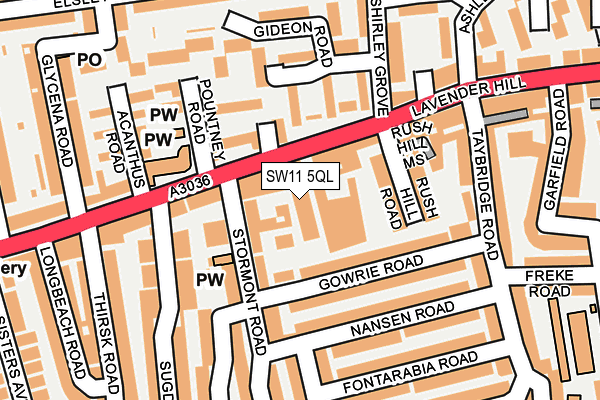 Map of NATURAL LAW LONDON LTD at local scale