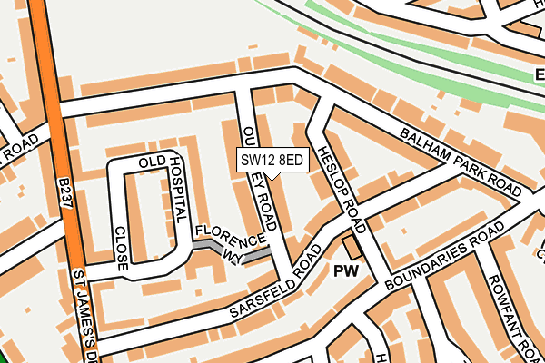 Map of GREEN REIT LIMITED at local scale