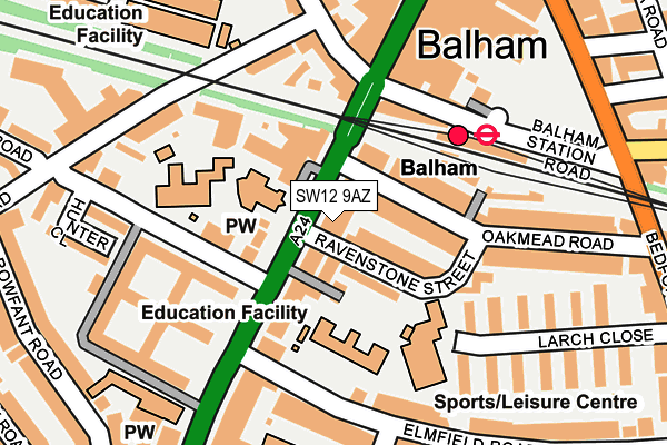 Map of DHABA EXPRESS LTD at local scale