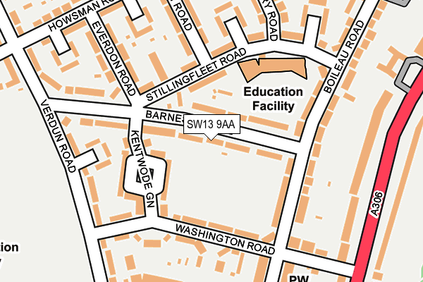 Map of CHELSEA DOGS LTD at local scale