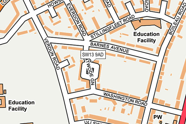 Map of 2 ADELAIDE GROVE MANAGEMENT LIMITED at local scale