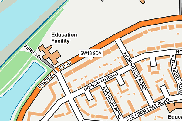 Map of VAST EDUCATION LIMITED at local scale