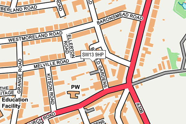 Map of LDN CREATIVE LTD at local scale