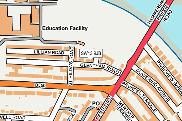 Map of MORETON MEWS LIMITED at local scale