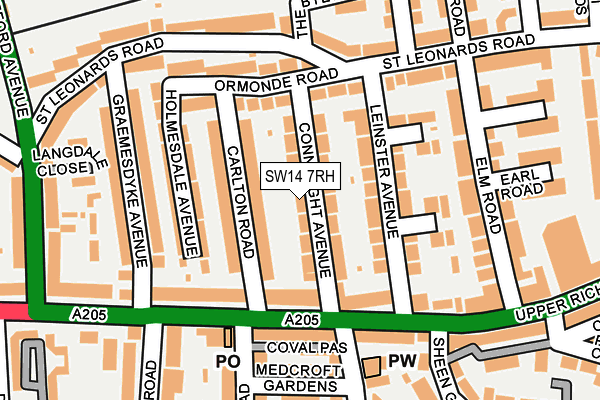 Map of THE TINY HAMLET LTD. at local scale