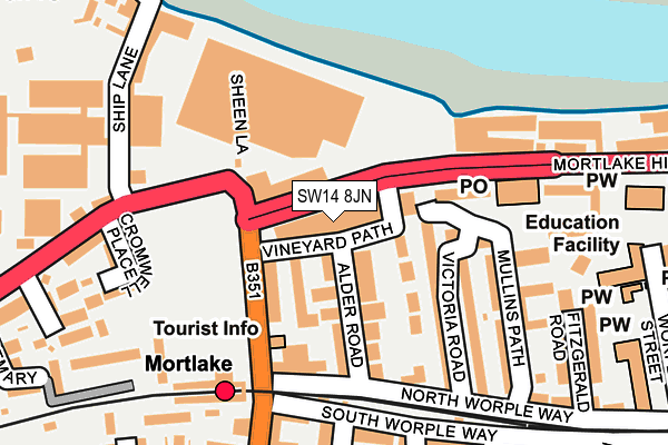 Map of IMPERIAL WHARF MARINA LIMITED at local scale