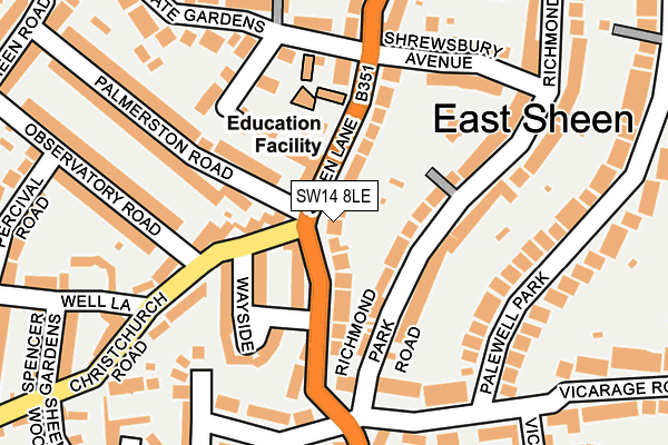 Map of BECKERLY MANAGEMENT COMPANY LIMITED at local scale