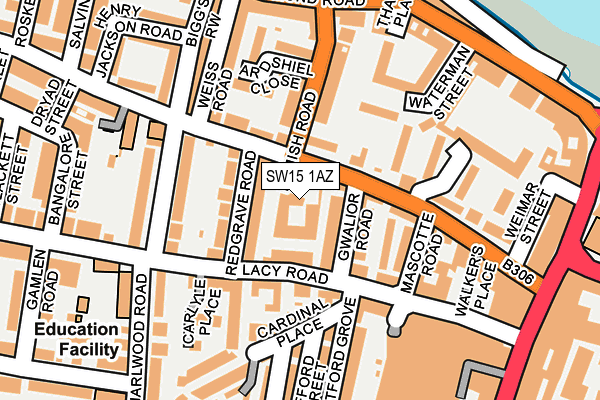 Map of STREETS CARD LTD at local scale