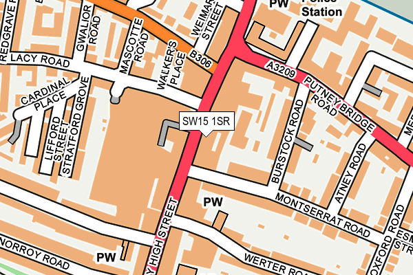 Map of DSK LONDON LTD at local scale