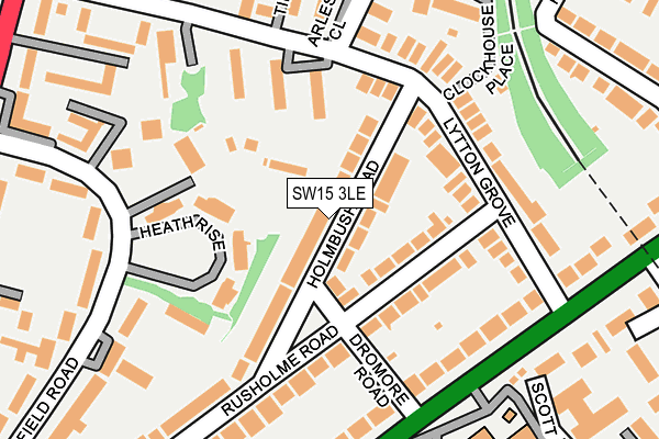 Map of EW REAL ESTATE LIMITED at local scale