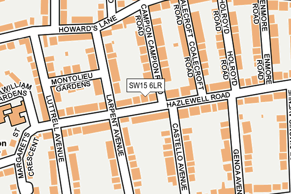 Map of FRONTIER ROAD LIMITED at local scale